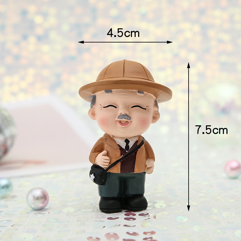 Đồ trang trí bánh sinh nhật  ông bà trang trí,quà tặng ông bà
