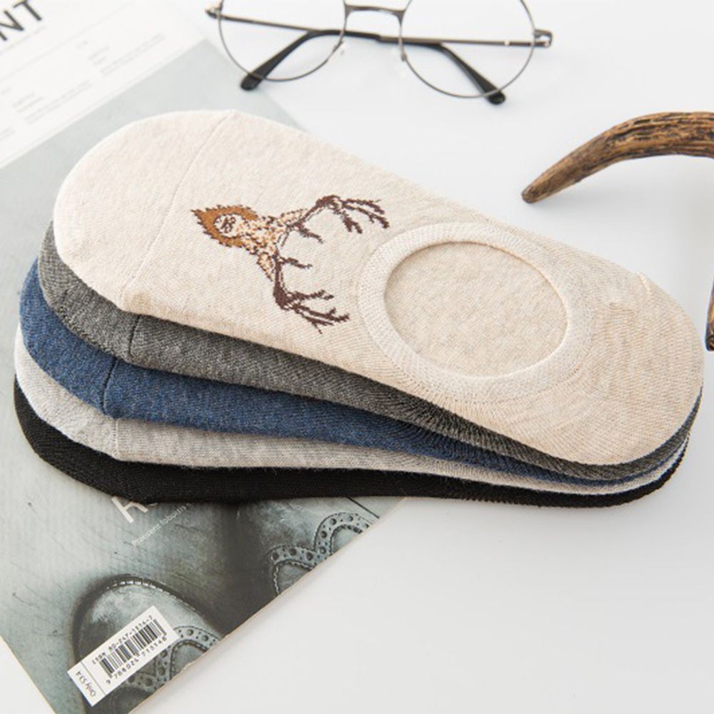 Vớ ngắn ngang mắt cá chân in họa tiết động vật cho nam giới | BigBuy360 - bigbuy360.vn