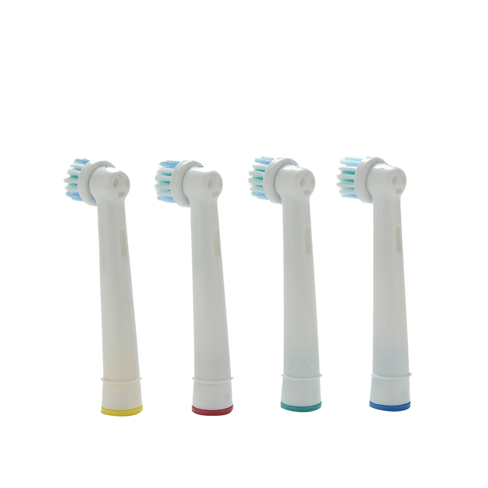 [extremewellknownsuper]New 4pcs EB17-4 Electric Toothbrush Heads Replacement For Braun Oral B White