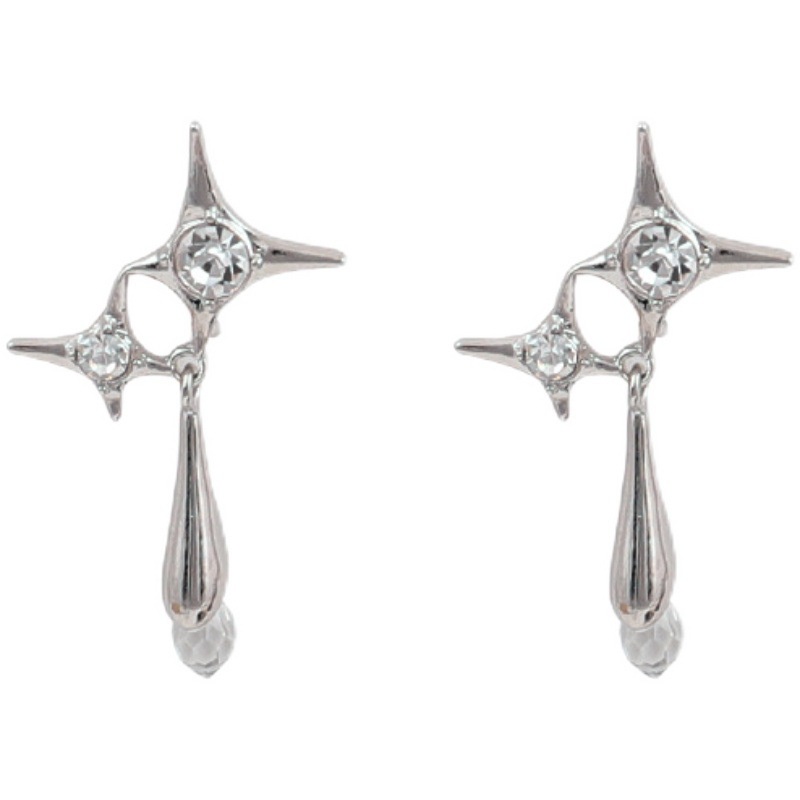 Khuyên Tai Hình Giọt Nước Ngôi Sao Phong Cách Thời Trang Mới 2022 Dành Cho Nữ