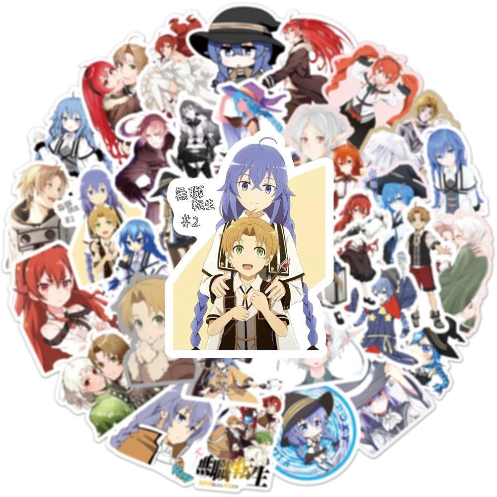 MMULCK Sticker dán trang trí sổ tay họa tiết anime chống nước Mushoku Tensei :Jobless Reincarnation