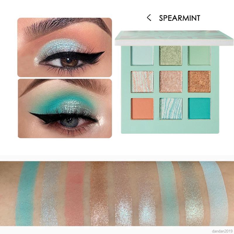 (Hàng Mới Về) Bảng Phấn Mắt Handaiyan 9 Màu Tông Lì Và Nhũ Kim Tuyến | BigBuy360 - bigbuy360.vn