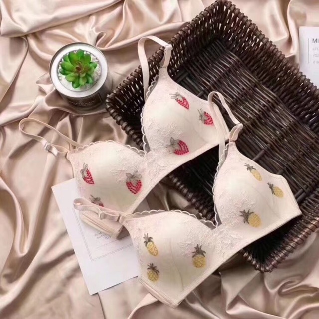 Áo lót su ren không gọng hình hoa quả