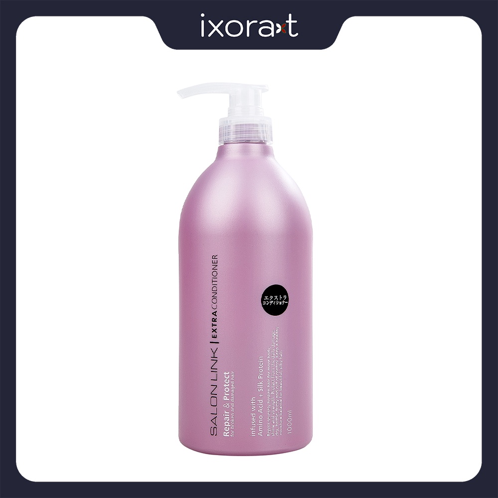 Dầu xả Kumano Salon Link bảo vệ và phục hồi tóc hư tổn không chứa silicones, hàng nội địa nhật bản chai 1000ml