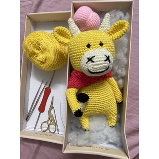 [Handmade] Bé trâu móc bằng len cho bé