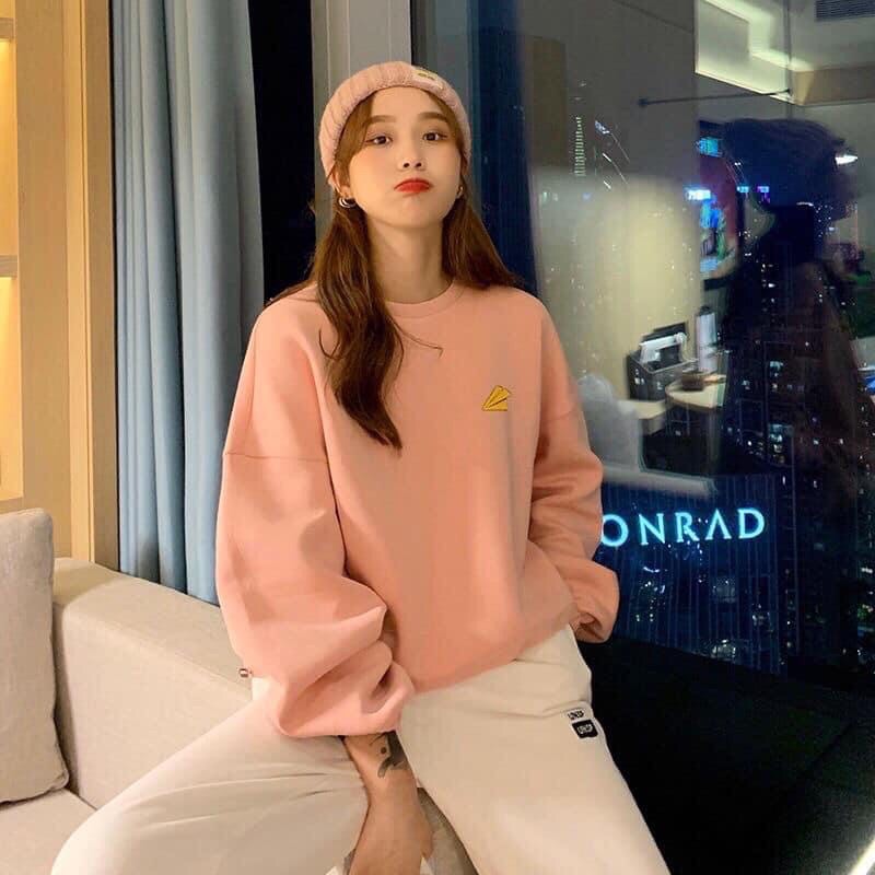 Áo nỉ bông dáng ngắn cho nữ | BigBuy360 - bigbuy360.vn