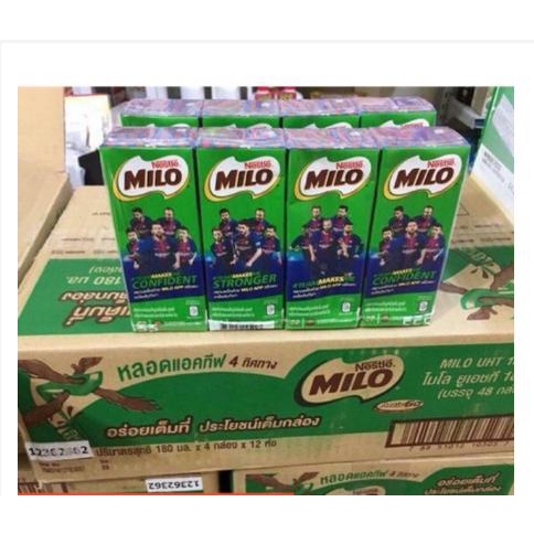 [Nội Địa Thái] Thùng 48 hộp sữa Milo Thái Lan x 180ml siêu ngon