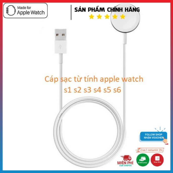 Sạc không dây apple watch series 1-2-3-4-5-6 Hàng tiêu chuẩn apple ( BẢO HÀNH 1 ĐỔI 1 30 NGÀY )...