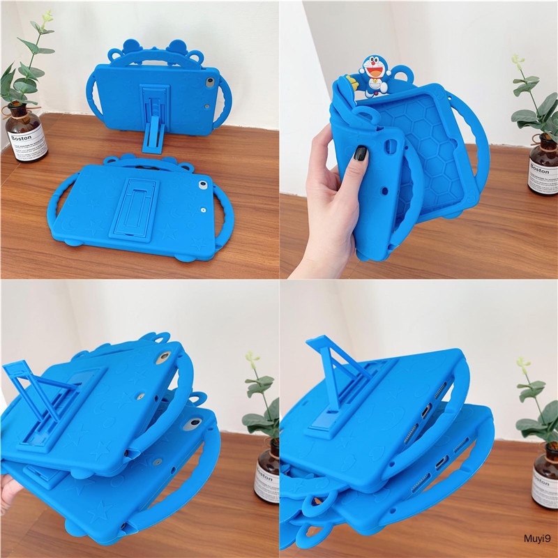 SAMSUNG Bao Da Máy Tính Bảng In Hình Doraemon Thời Trang Cho ipad Mini6 Mini4 / 5 Air Pro9.7 ipad9th / 10.9 IPad10.2 / Pro10.5