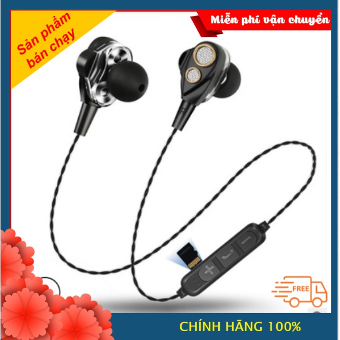 [GIÁ HỦY DIỆT] Tai nghe Bluetooth 4.1 card stereo bốn loa 6D surround super bass full box