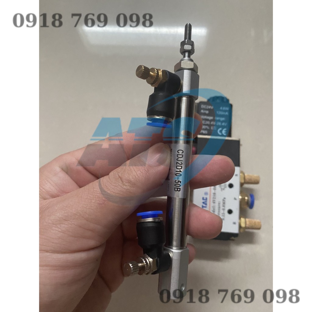 Bộ xy lanh mini và van điện từ