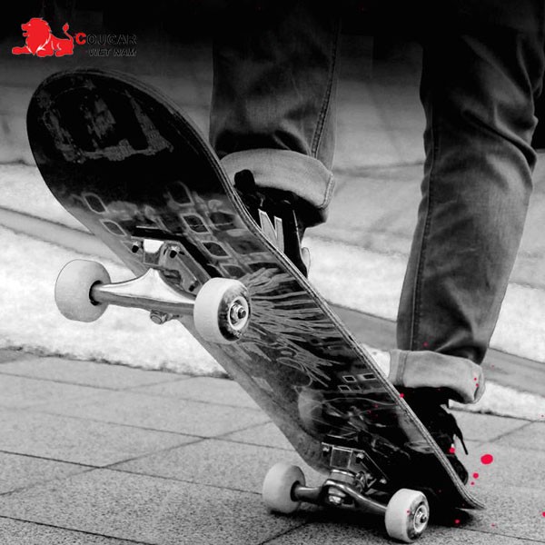 [Mã FASHIONMALLT4 giảm tới 30K đơn 150K] Ván trượt Skateboard bằng gỗ Cougar MH3108