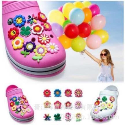 1k1k 1K Stick gắn dép crocs hoạt hình nhiều mẫu cho bé trai, bé gái