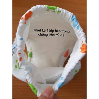 Quần Tập Bỏ Bỉm 6 Lớp Hàng Việt Nam Cao Cấp GOODMAMA Dành Cho Bé 3-17Kg