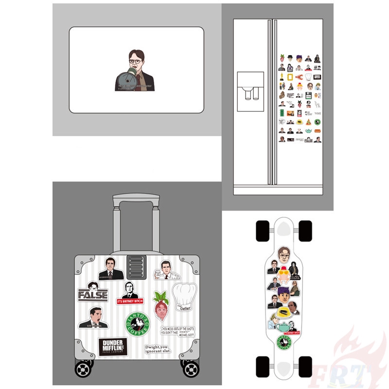 ❉ The Office - Series 03 Stickers ❉ 50Pcs/Set TV Show Fashion Mixed Doodle Stickers
