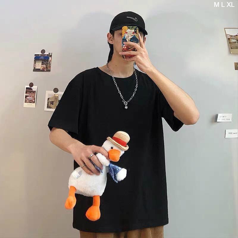 Áo Thun Trơn Đen ️ Basic ️ Tay Lỡ Nam Nữ Form Rộng UNISEX Ulzzang