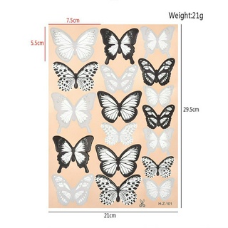 Miếng Dán Tường Trang Trí Hình Bướm 3d Jp7