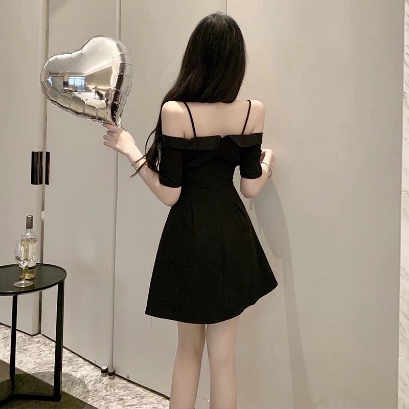 Đầm Ngắn Hai Dây Thắt Nơ Mùa Xuân Hè 2023 Phong Cách Mới Cho Nữ