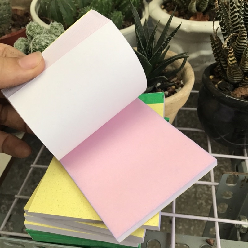 Giấy order, giấy note 2 liên cùi xé
