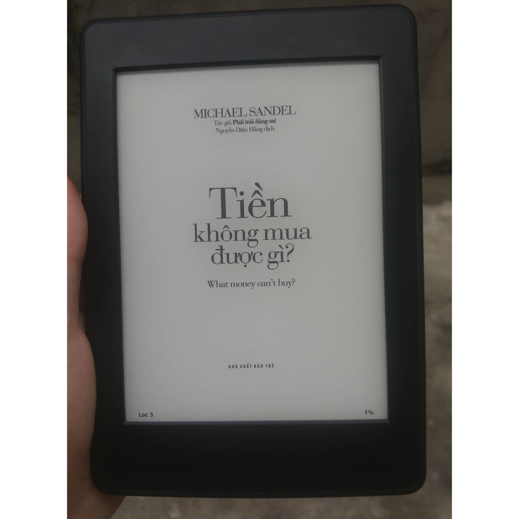 Máy đọc sách Kindle Paperwhite used máy đẹp có đèn nền Vbookshop