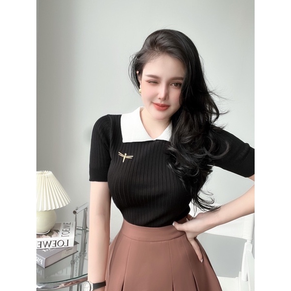 Áo len thêu