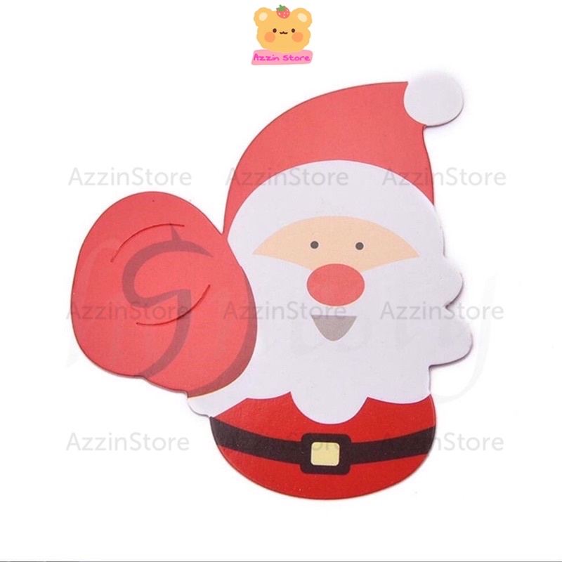 GIẤY THIỆP TRANG TRÍ KẸO MÚT HOẠT HÌNH MÙA NOEL-GIÁNG SINH ( GIAO NGẪU NHIÊN ) -Azzin Store