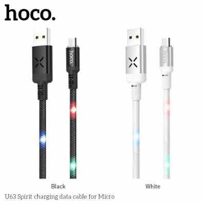 Cáp Sạc Nhanh Micro Usb Hoco U63 Có Đèn Led Cảm Biến