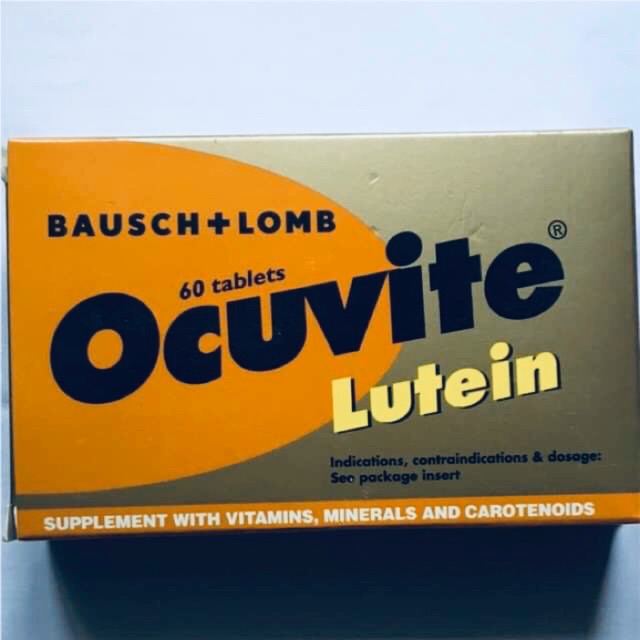Ocuvite Lutein (giúp bổ dữơng mắt ,ngăn ngừa thoái hoá điểm vàng)