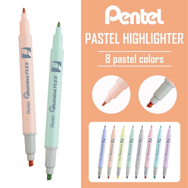 [DA ĐEN] Bút Hight Light Pentel Illumina Pastel