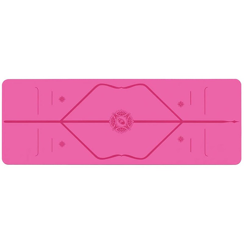 Thảm tập yoga định tuyến pu liforme gratitude grateful pink 4.2mm Sportslink