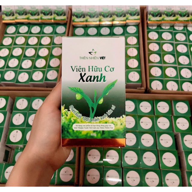 Viên hữu cơ xanh Thiên Nhiên Việt Giá sỉ