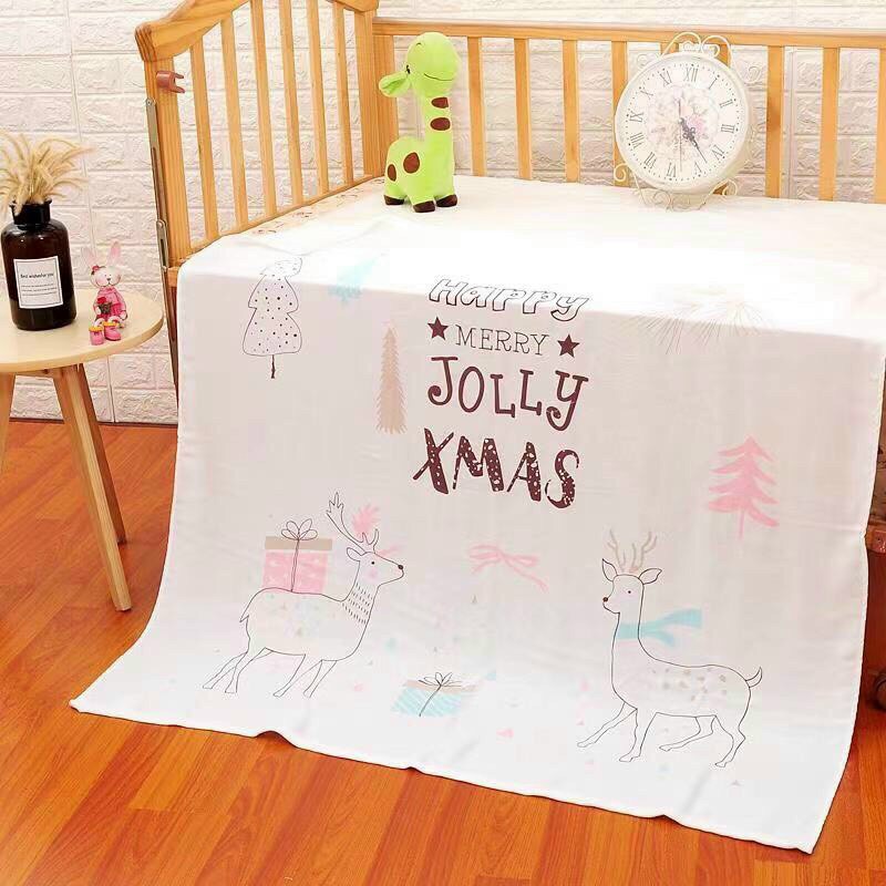 Khăn Lụa, Khăn Xô⚡⚡ Chăn Xô, Chăn Cotton Sợi Tre Mềm mát Cho bé.(KT: 1m1x1m2)