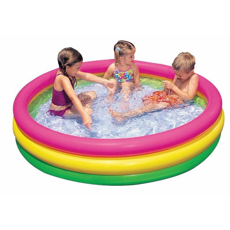 bể bơi  3 màu cho bé đường kính 86cm cao 35 cm