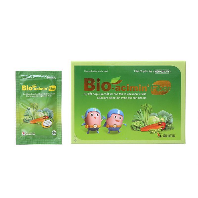 BIO-acimin tiêu hóa khỏe để trẻ ăn ngon ( gói - viên nhai)