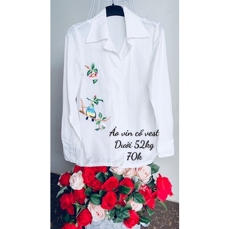 Áo sơ mi thêu kiểu