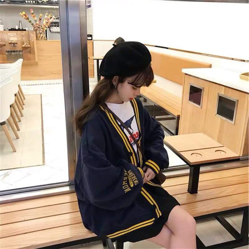 Áo khoác cardigan unisex vermont dưới 65kg - Áo khoác nữ cardigan dáng rộng - Áo khoác nỉ cardigan unisex hottrend | BigBuy360 - bigbuy360.vn