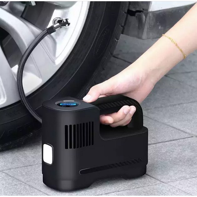 Máy bơm lốp ô tô SUITU 12V có đồng hồ đo áp suất đa năng