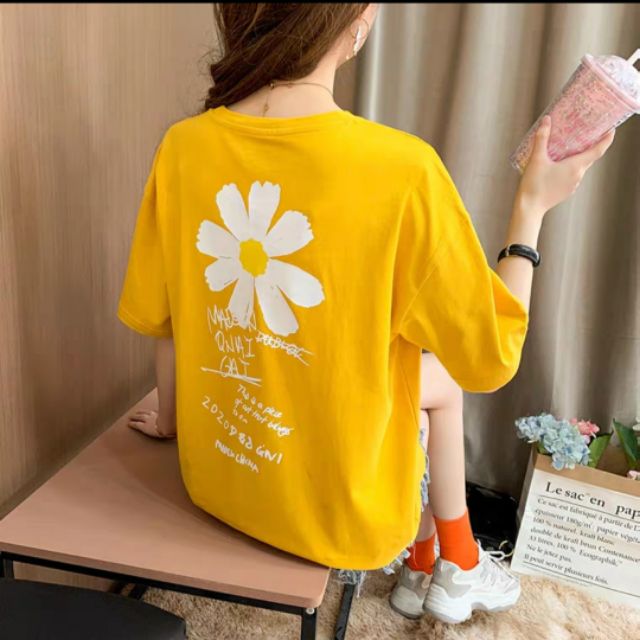 ÁO THUN HOA CÚC 8 CÁNH UNISEX DESIGN BẢN 2019 TT21