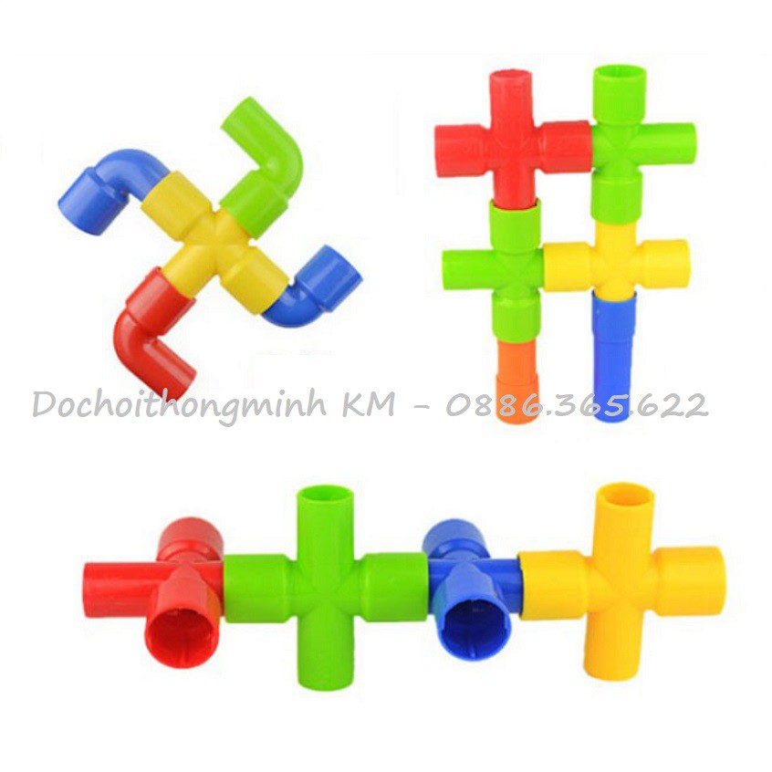 T14 - Túi lắp ráp Lego đường ống nước size lớn