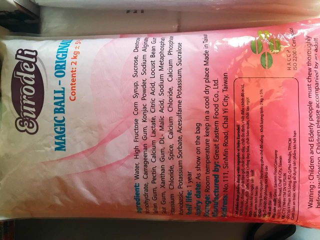 Hạt Trân Châu Trắng 2KG