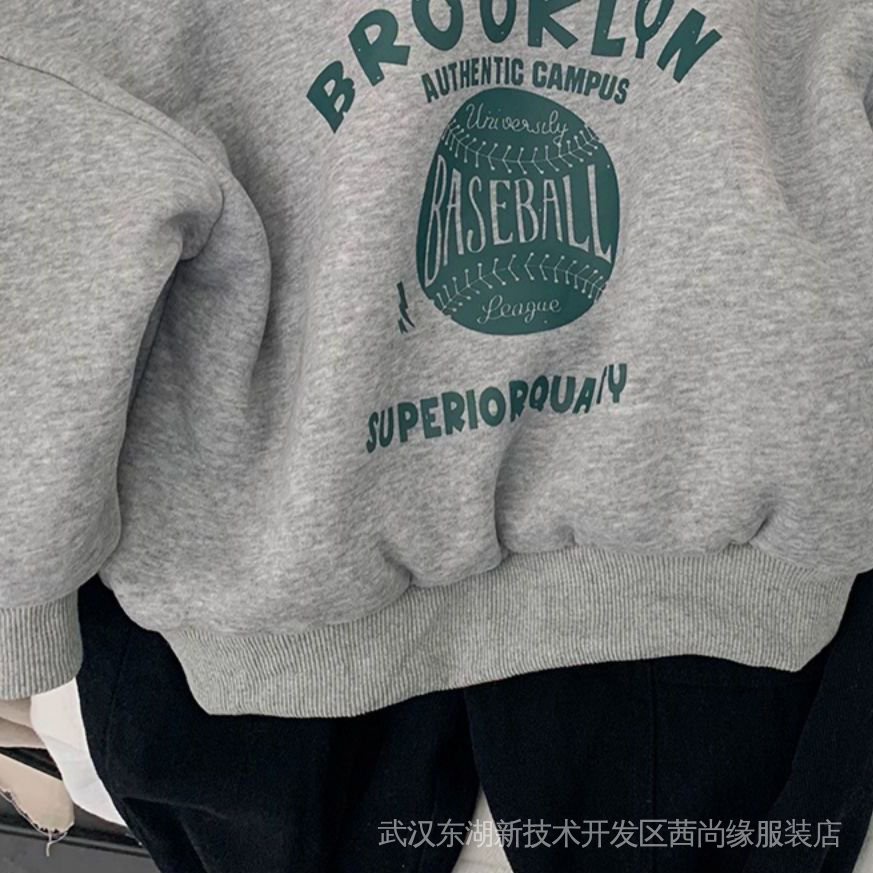 Áo Hoodie Dày Dặn Phong Cách Hàn Quốc Thời Trang Mùa Đông Cho Bé Trai Và Gái