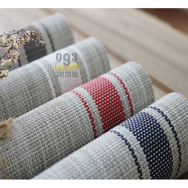 Combo 4 Tấm Lót Bàn Ăn Sọc Ngang 2s | BigBuy360 - bigbuy360.vn