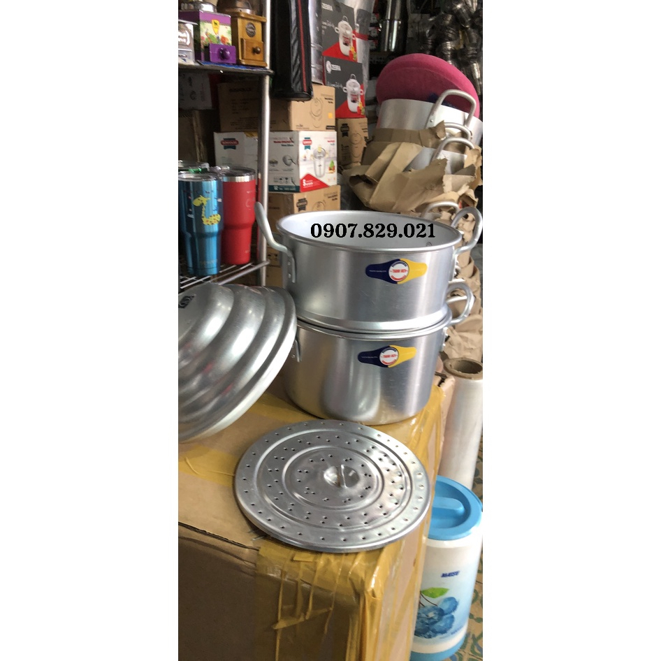 Bộ Chõ Nhôm Hấp Xôi Thanh Hiền Size THƯỜNG