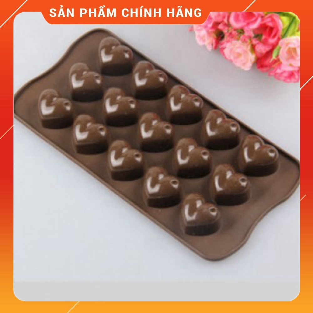 [HOT] Khuôn socola silicon trái tim
