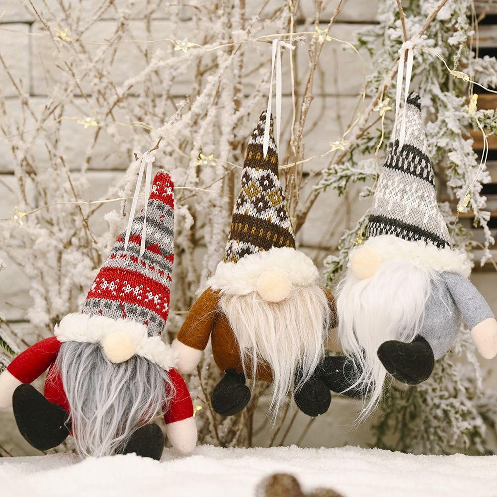 Búp Bê Gnome Nhồi Bông Trang Trí Giáng Sinh