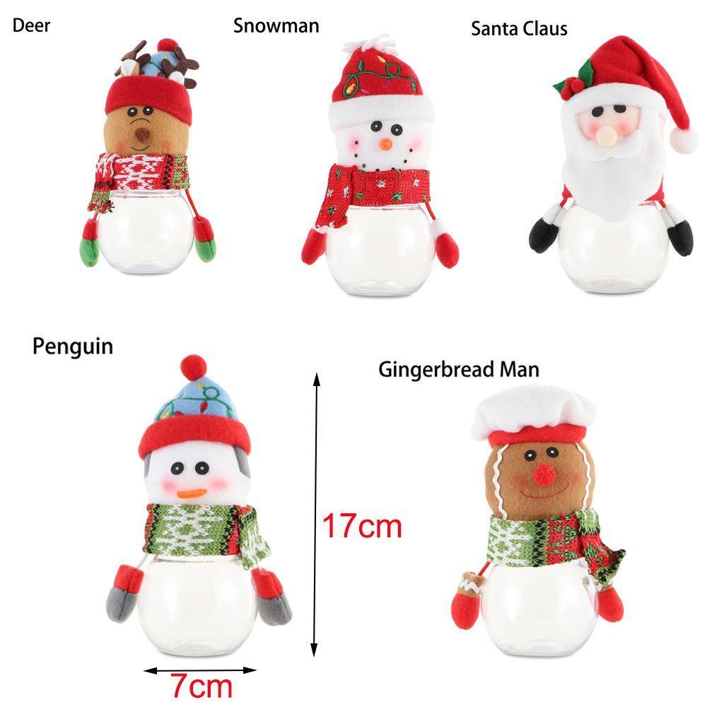 Hộp Đựng Kẹo Hình Ông Già Noel / Người Tuyết / Hươu Trang Trí Nhà Cửa
