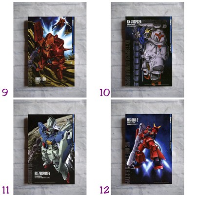 Gundam Bộ 3 Poster Treo Tường In Hình Nhân Vật Phim Hoạt Hình Anime