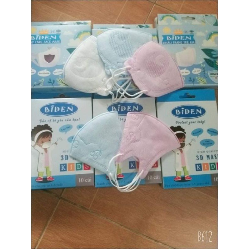 Khẩu trang 5D TRẺ EM NHẬT MINH  Ngăn ngừa bui, vi khuẩn, các bệnh lây truyền qua đường hô hấp