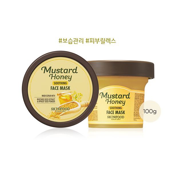 Mặt nạ tẩy tế bào chết Skinfood Mustard Honey Soothing Face Mask