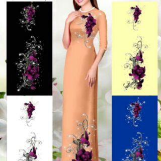Vải áo dài in 3D